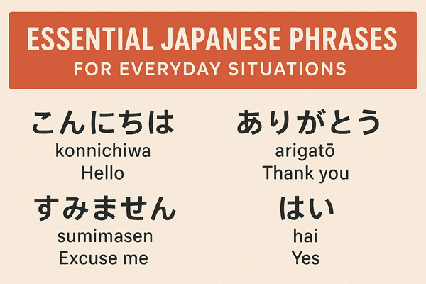Essential Japanese Phrases for Everyday Situations Image