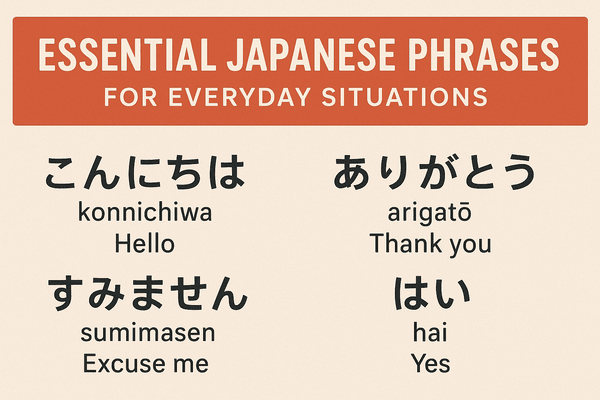 Essential Japanese Phrases for Everyday Situations Image