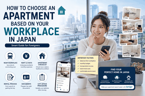 How to Choose an Apartment Based on Your Workplace in Japan